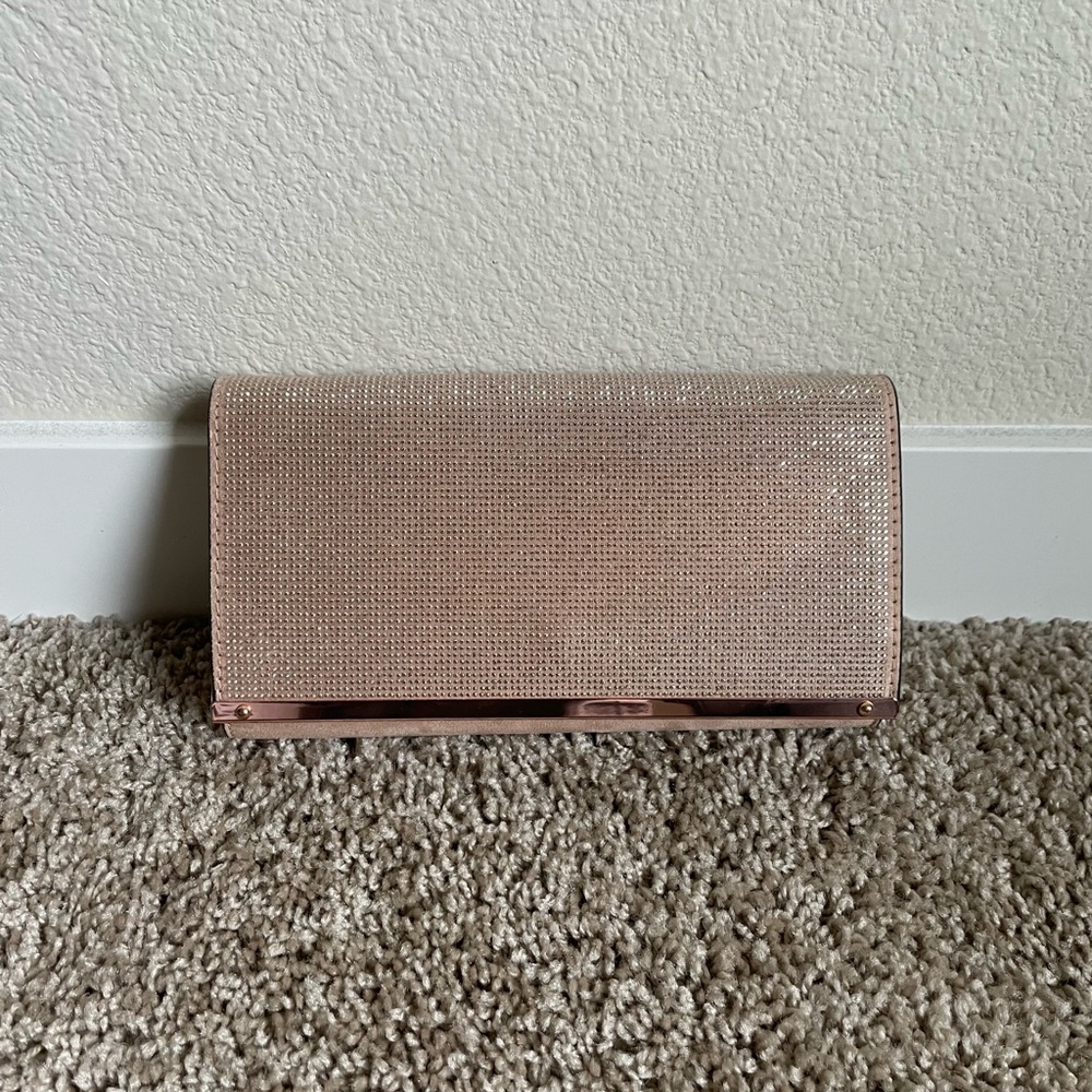 Elegant Rose Gold Clutch
